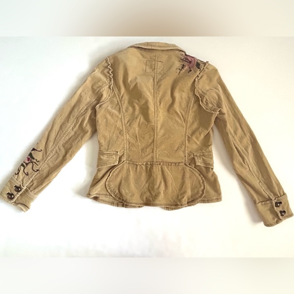 Sugar Lips Corduroy Embroidered Jacket Sz. M - Picture 2 of 7